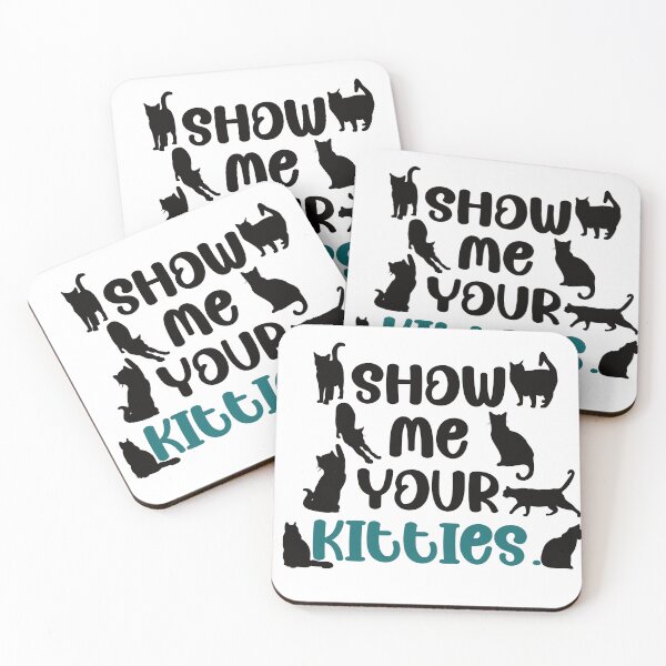Item preview, Show Me Your Kitties Funny Cat Silhouette Design designed and sold by MJ ART.