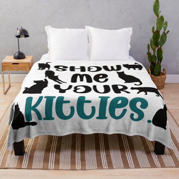 Item preview, Show Me Your Kitties Funny Cat Silhouette Design designed and sold by MJ ART.