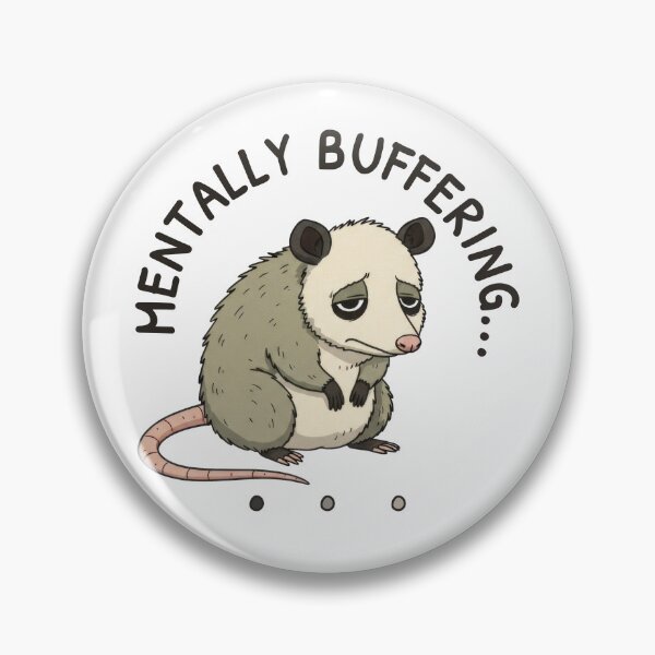 Item preview, Mentally Buffering Introvert Possum designed and sold by ChernotytskaArt.