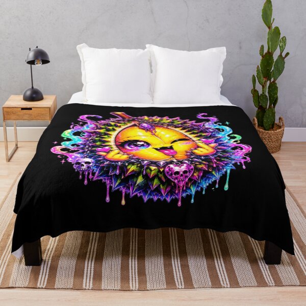 Item preview, Neon Durian Monster Creepy Cute Art designed and sold by ChaEmm_Studio.