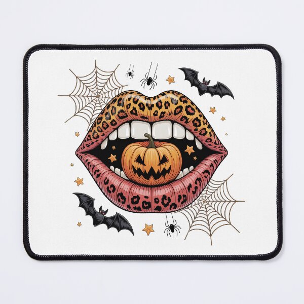 Item preview, Halloween Lips with Pumpkin designed and sold by jkrphoto.
