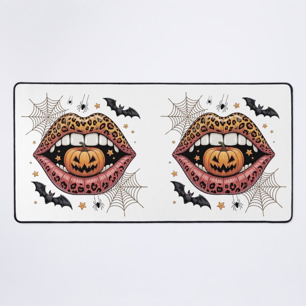Item preview, Halloween Lips with Pumpkin designed and sold by jkrphoto.