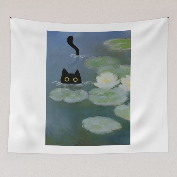 Item preview, cat monet designed and sold by PurrfectHome.