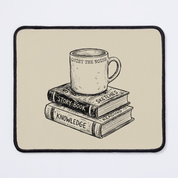 Item preview, Steaming Mug - Bookish Quotes designed and sold by bapupa.