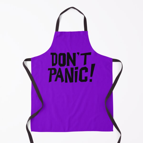 Item preview, NDVH Don't Panic - Purple 2 H2G2 designed and sold by Nik’s T-Shirts.