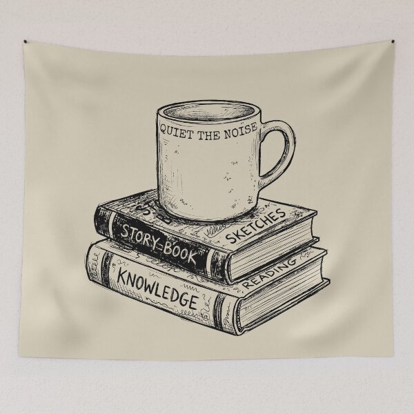 Item preview, Steaming Mug - Bookish Quotes designed and sold by bapupa.