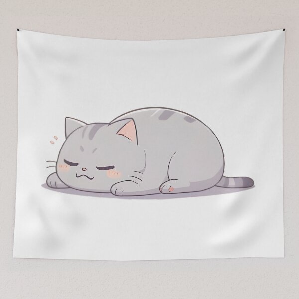 Item preview, Judgemental Cat — Unimpressed Kawaii Cat Sticker designed and sold by tommysworks.