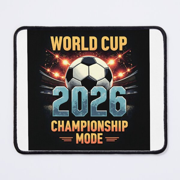 Item preview, World Cup 2026 Championship Mode Football Fan T-Shirt designed and sold by MilaPrintify.