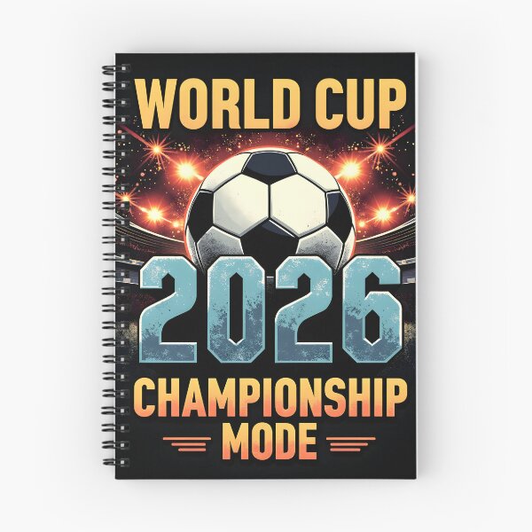 Item preview, World Cup 2026 Championship Mode Football Fan T-Shirt designed and sold by MilaPrintify.