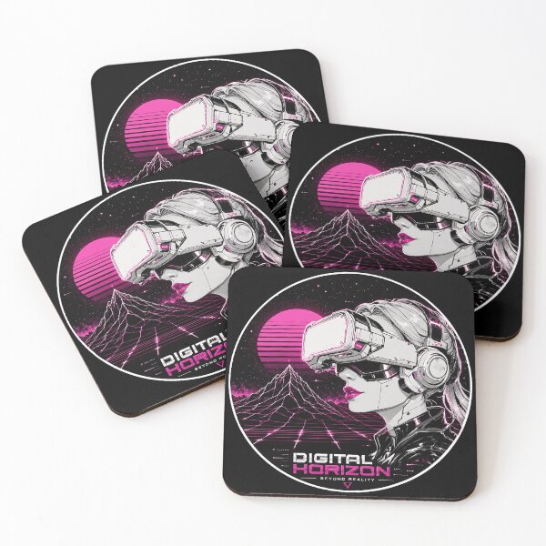 Item preview, Digital Horizon – Synthwave Gaming Design designed and sold by thirtyonestars.