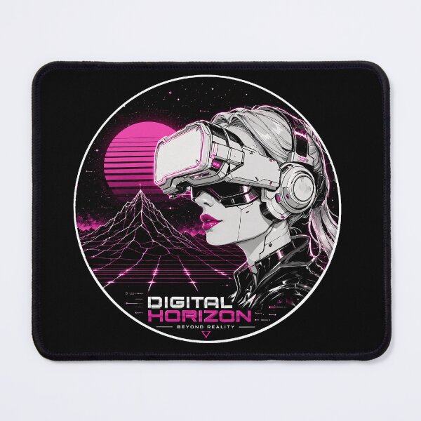 Item preview, Digital Horizon – Synthwave Gaming Design designed and sold by thirtyonestars.