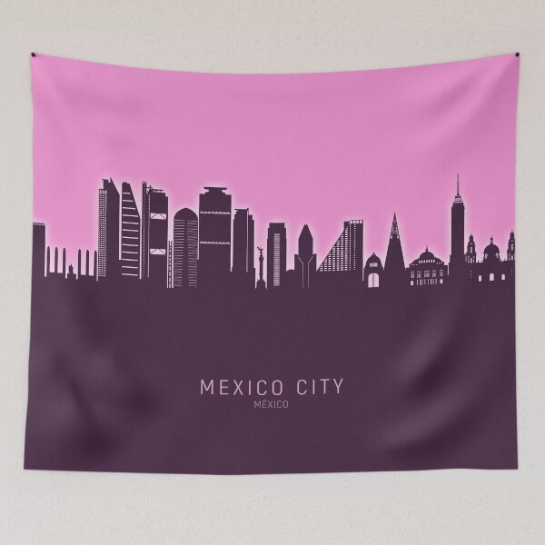 Item preview, Mexico City Skyline Mexico designed and sold by ArtPrints.