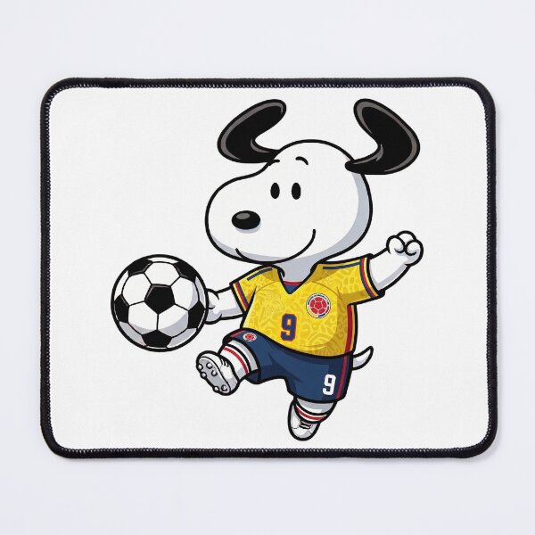 Item preview, Snoopy Colombia Soccer Fan World Cup designed and sold by VincentMoore96.