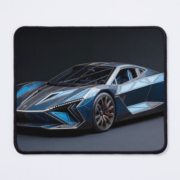 Item preview, Futuristic Blue Hypercar Concept Art designed and sold by IntelliMindDesigns.