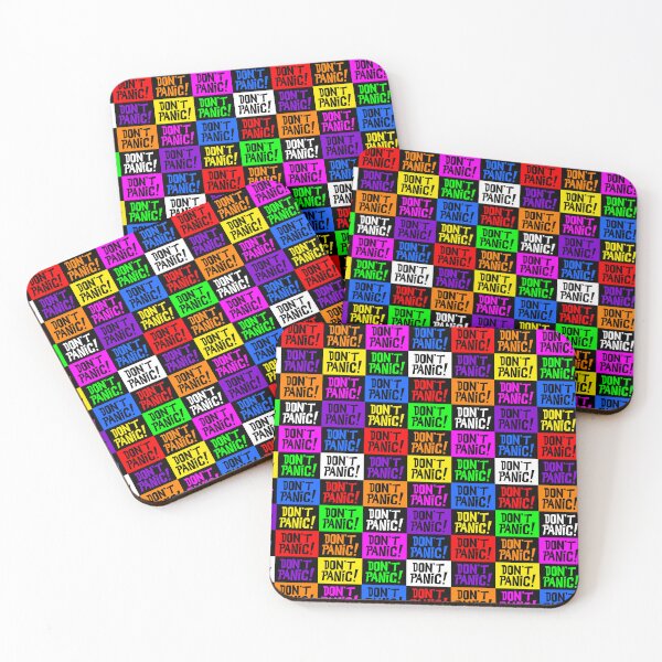 Item preview, NDVH Don't Panic - Multicoloured H2G2 designed and sold by Nik’s T-Shirts.