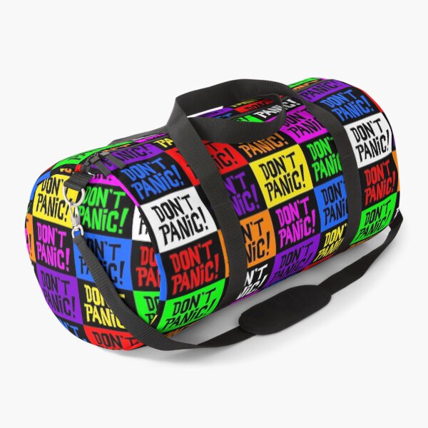 Item preview, NDVH Don't Panic - Multicoloured H2G2 designed and sold by Nik’s T-Shirts.