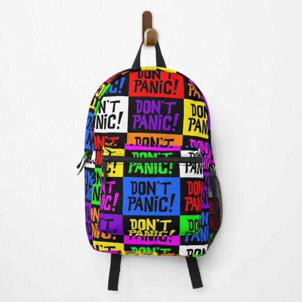 Item preview, NDVH Don't Panic - Multicoloured H2G2 designed and sold by Nik’s T-Shirts.
