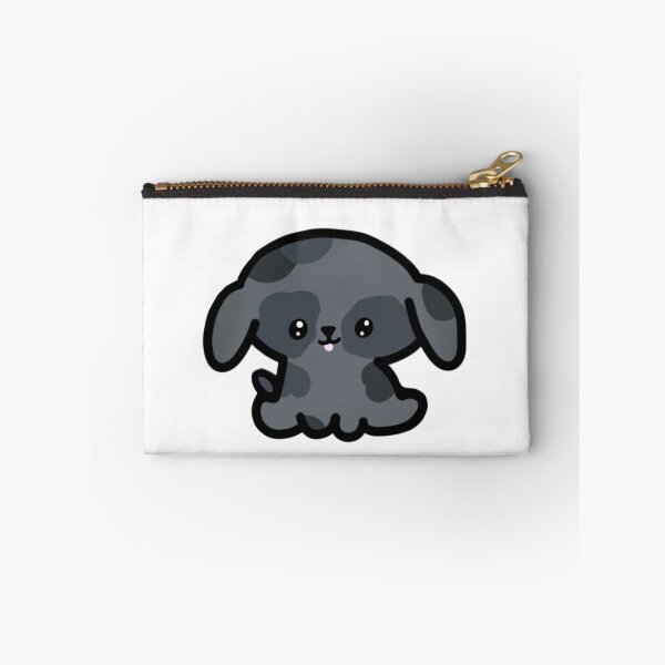 Item preview, Cute Spotted Dark Grey Cartoon Puppy designed and sold by AestheteArchive.