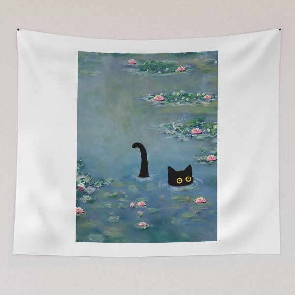Item preview, cat monet designed and sold by PurrfectHome.
