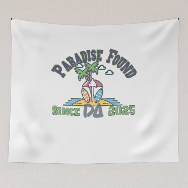 Item preview, Paradise Found Vintage Varsity Surf Island Retro Beach Summer Streetwear Graphic designed and sold by DesignArtist.ia.