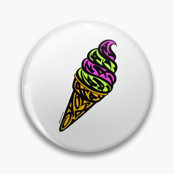 Item preview, Ice Cream Modern Calligraphic ORNAMENT designed and sold by elmuna.
