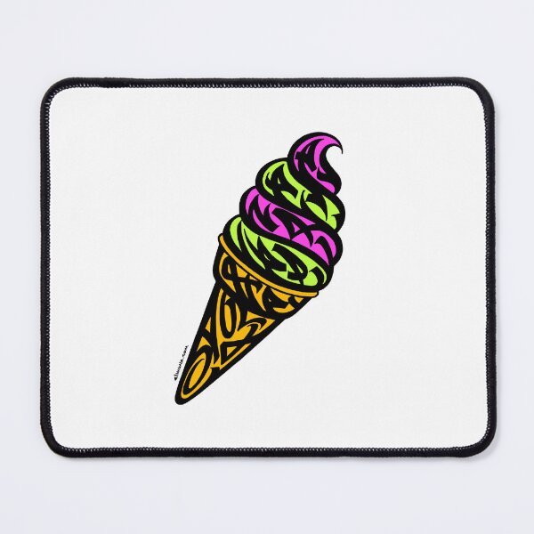 Item preview, Ice Cream Modern Calligraphic ORNAMENT designed and sold by elmuna.