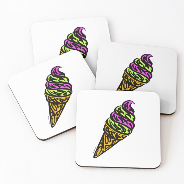 Item preview, Ice Cream Modern Calligraphic ORNAMENT designed and sold by elmuna.