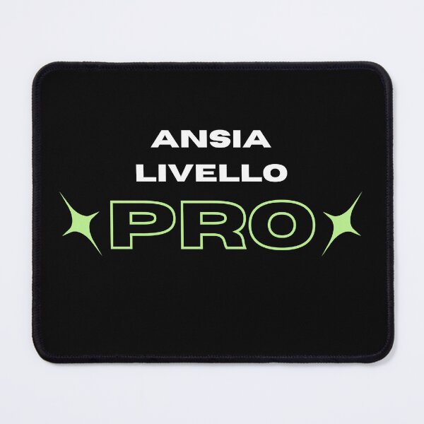 Item preview, Ansia Livello Pro - Streetwear Y2K Italian Funny Quote designed and sold by Frafri92.
