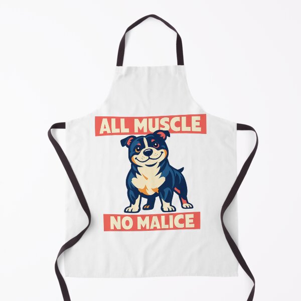 Item preview, All Muscle No Malice Staffordshire Bull Terrier designed and sold by BestFriendTees.