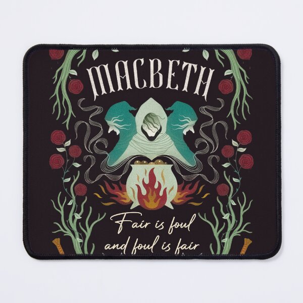 Item preview, Macbeth Quotes Dark Academia Pattern – Witchy Gothic Literature Design designed and sold by · GAMING SOUL ·.