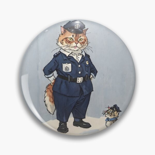 Item preview, Gato policía designed and sold by ZeusGallery.