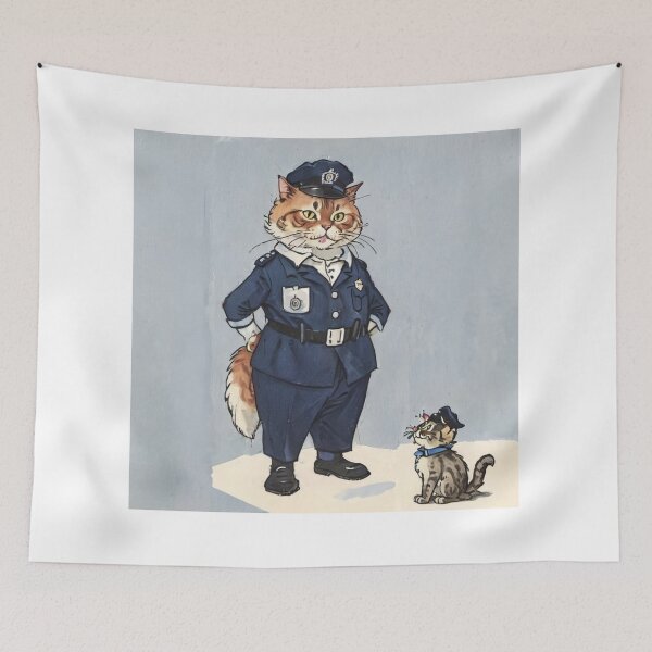 Aperçu de l'œuvre Chat policier créée et vendue par ZeusGallery.
