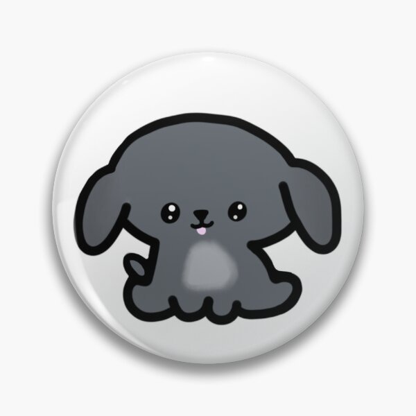 Item preview, Cute Chibi Grey Puppy with Light Chest designed and sold by AestheteArchive.