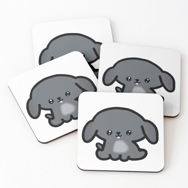 Item preview, Cute Chibi Grey Puppy with Light Chest designed and sold by AestheteArchive.