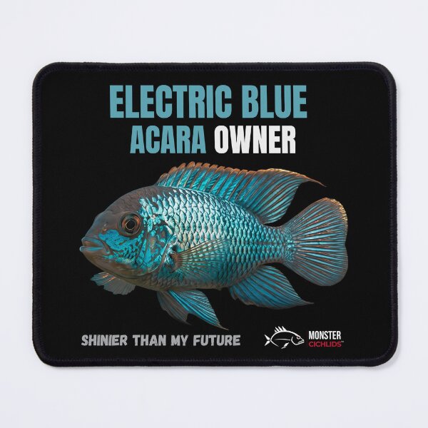 Item preview, Electric Blue Acara Owner Funny Shirt designed and sold by MonsterCichlidsTV.