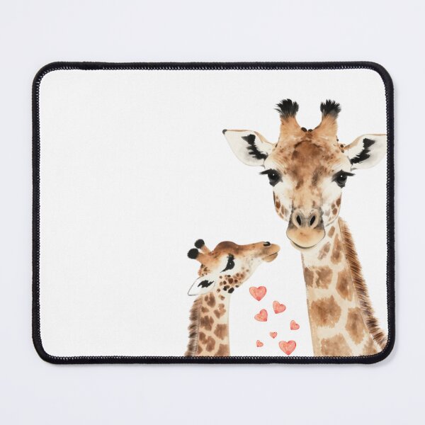 Item preview, Cute Baby Giraffe Loves Mummy Giraffe designed and sold by Wrybird.