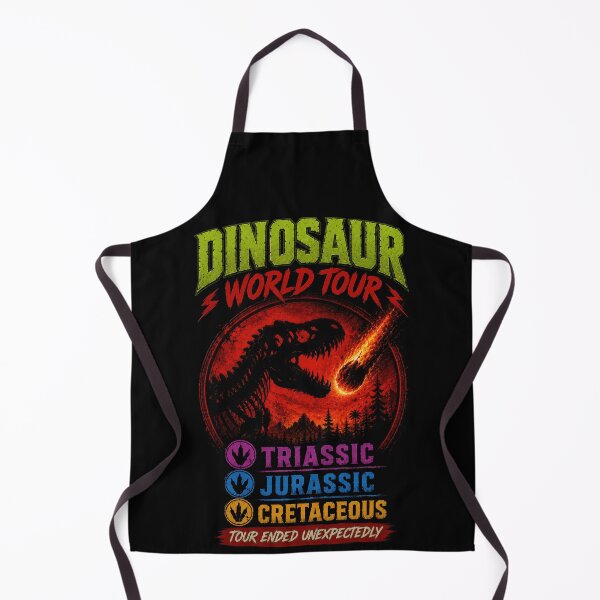 Item preview, Dinosaur World Tour Prehistoric Parody Art designed and sold by Retr0Tshirts.