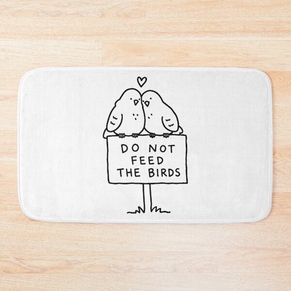 Item preview, Do Not Feed The Birds Cute Lovebirds Design designed and sold by MonkiFlipp.
