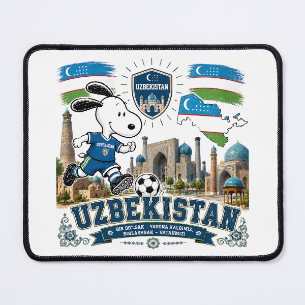 Item preview, Snoopy Uzbekistan Team World Cup 2026 designed and sold by Har-vee.