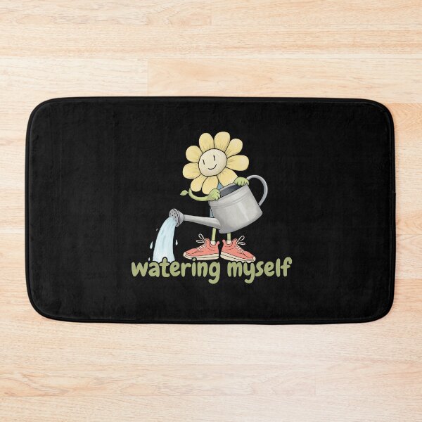 Item preview, Cute Flower Watering Myself – Self Care Gift designed and sold by FMproject.