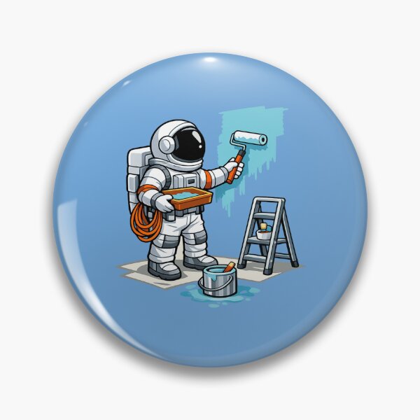 Item preview, Astronaut Painting A Wall designed and sold by BROHLine Studio.