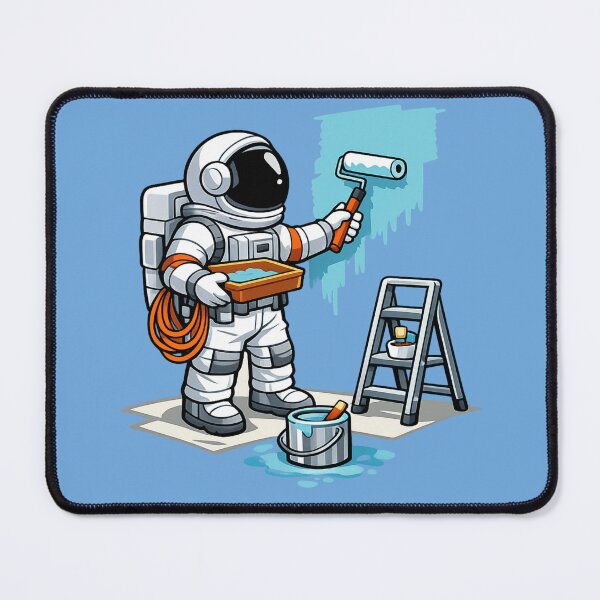 Item preview, Astronaut Painting A Wall designed and sold by BROHLine Studio.