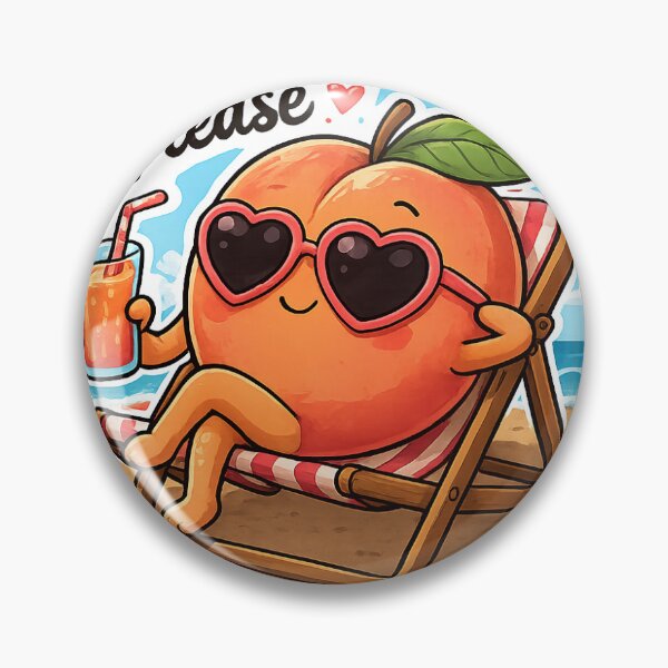 Item preview, Peach on a Beach Chair designed and sold by NR Graphics.