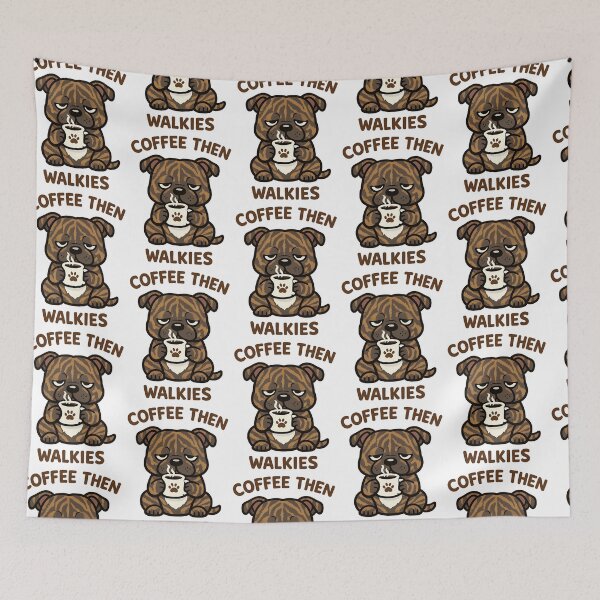 Item preview, Coffee Then Walkies designed and sold by BestFriendTees.