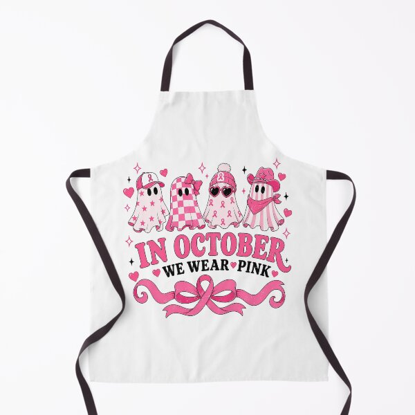 Item preview, In October We Wear Pink Ghost Halloween designed and sold by KawaiiPixelClub.