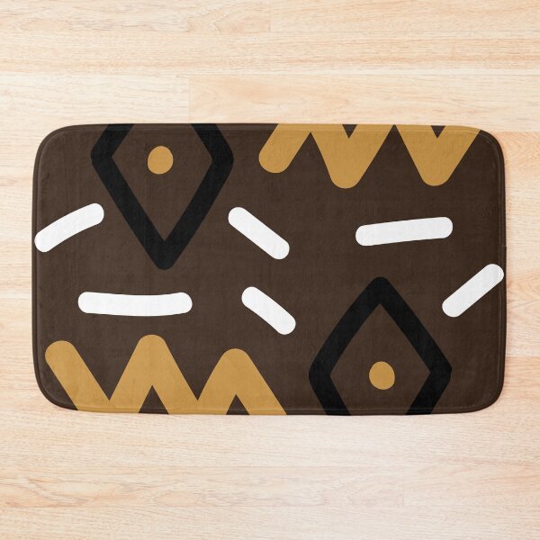 Item preview, Traditional African Bogolan Mudcloth Pattern designed and sold by Wolagno.