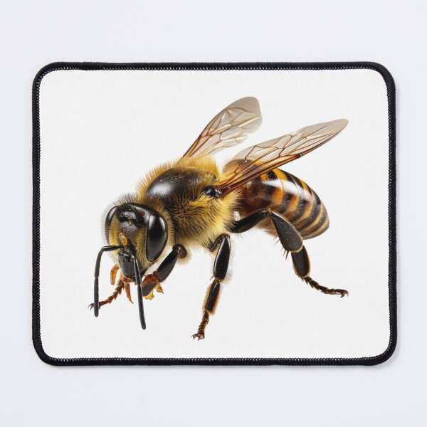 Item preview, Honey bee isolated on transparent background designed and sold by MiraCleAI.