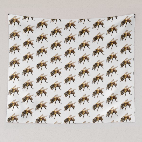 Item preview, Honey bee isolated on transparent background designed and sold by MiraCleAI.