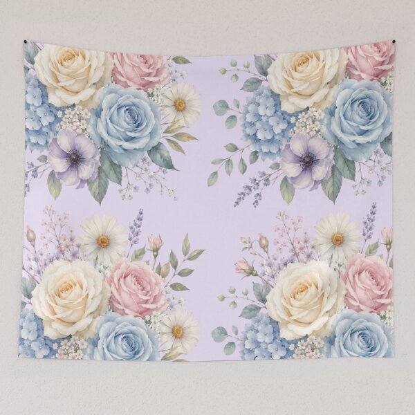 Item preview, Pastel Blue & Lavender Floral Bouquet designed and sold by Roya10.