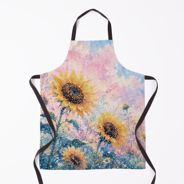 Item preview, Sunflower Bloom in Geometric Watercolor designed and sold by A-C-G.